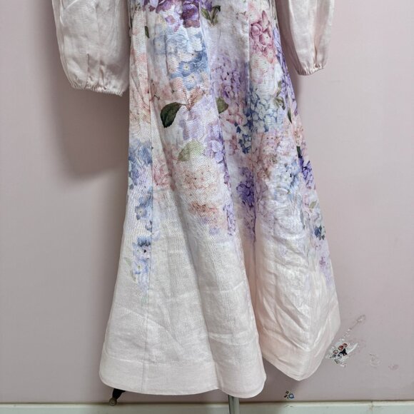 NWOT ！Zimmermann Dawning Buttoned Midi Dress - Size 1/AU6 - Picture 11 of 14